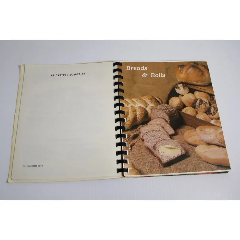Vintage 1986 Etechette Tech Cookbook Texas Tech University Home Economics Phi U